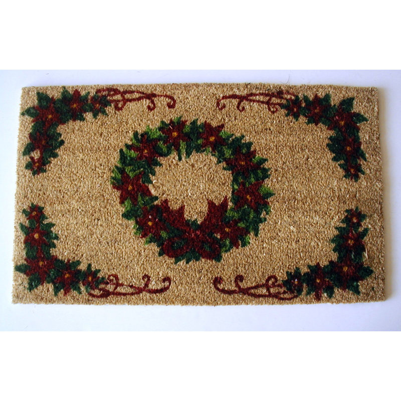 Couronne de 30 po x 18 po tapis pour porte d’extérieur, Rectangle 18 po x 30 po