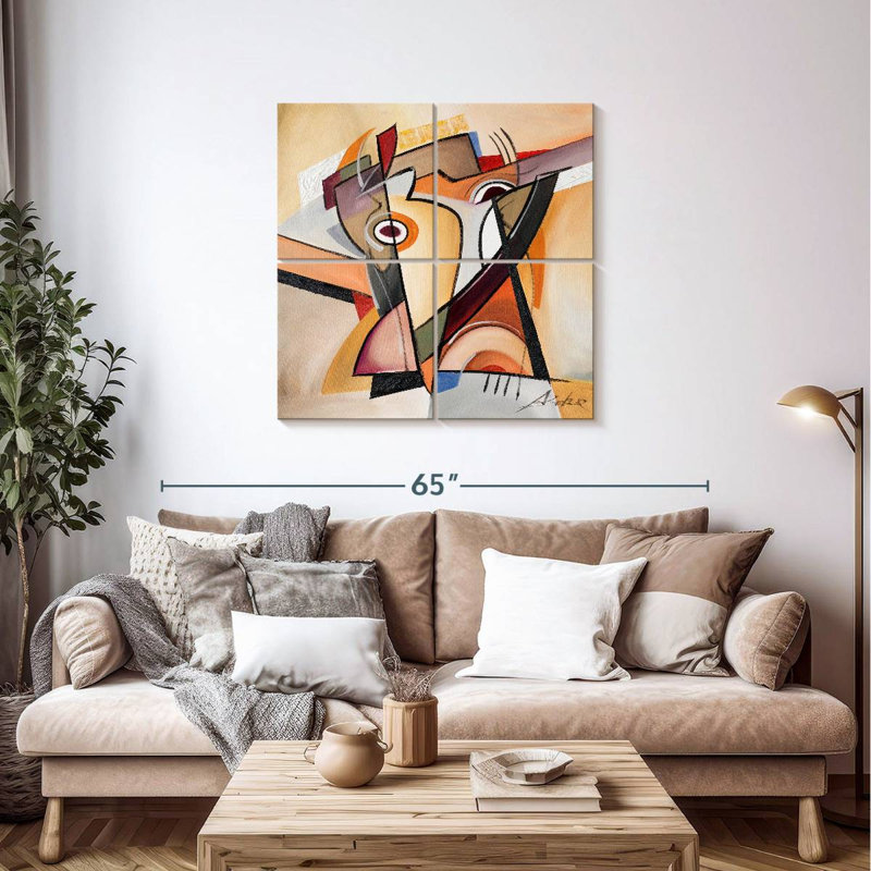 Avery Neutral Semblance, 38" H x 38" W