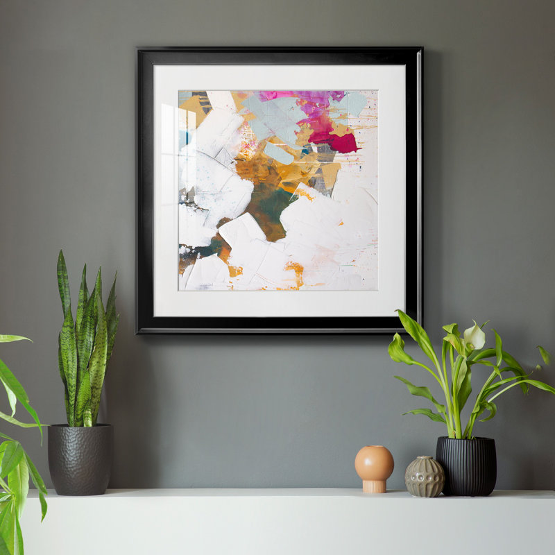 «I See You Diptych II», reproduction encadrée de qualité supérieure - prête à être accrochée, Cadre noir