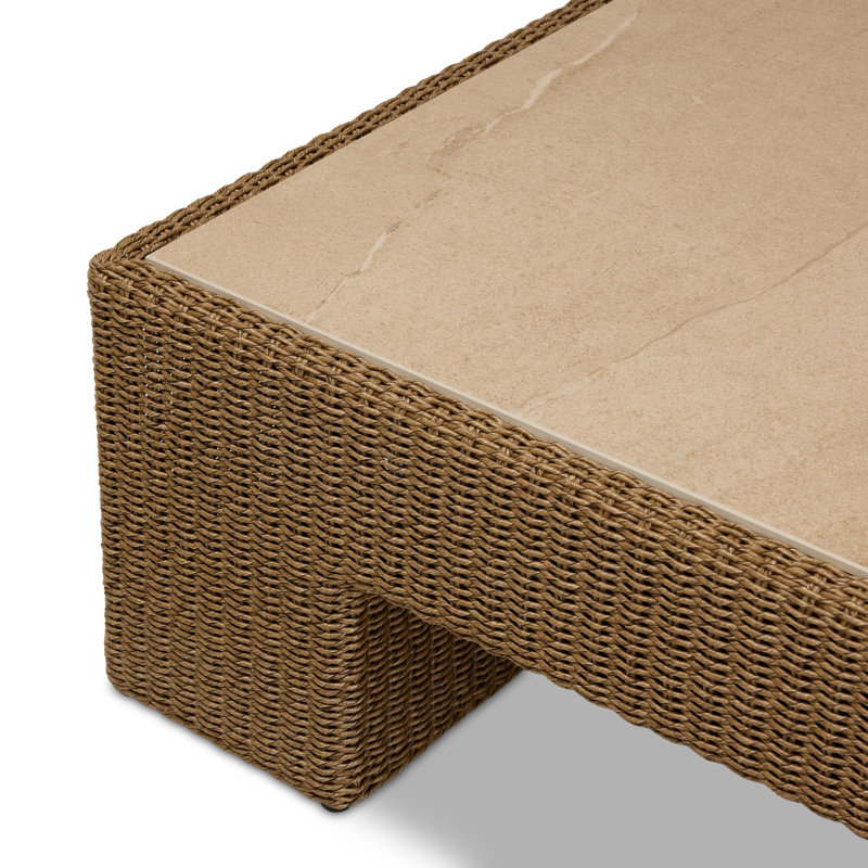 Maris Outdoor Coffee Table-Corso Beige