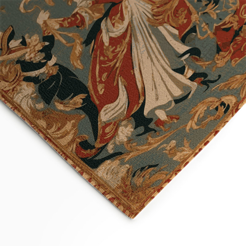 Tapis d'intérieur et d'extérieur brun français, Rectangulaire 3 pi x 5 pi