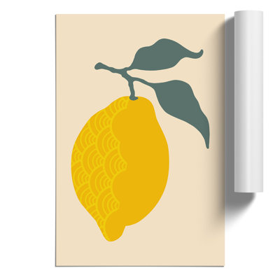 Lemon Fruit - Frameless Print