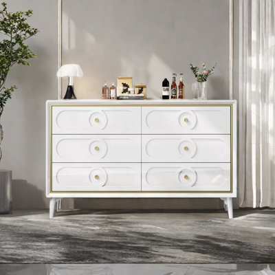 Modern luxury extremely simple drawer sideboard