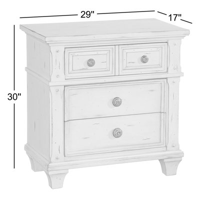 Edgartown 29'' W Solid Wood Nightstand