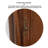 Nut-brown Solid Wood Display Cases