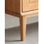 Armoire à chaussures en bois de chêne vernis sans odeur-1728473346