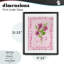 Reproduction sous verre encadrée rose, ensemble par Nina Jacobs-368977416-368977417