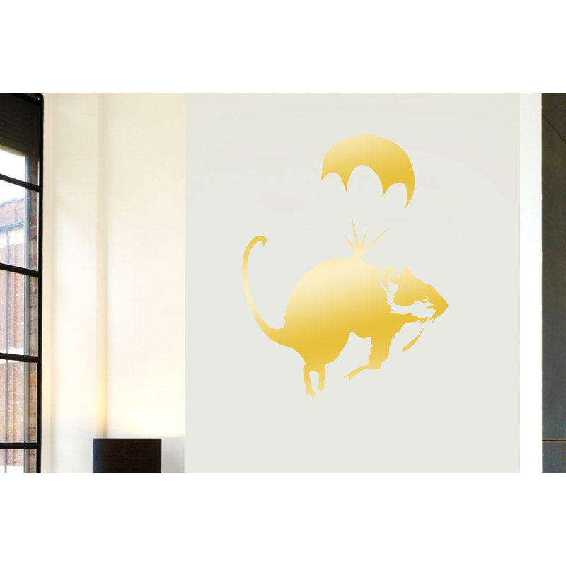 Animals Wall Decal, Shiny Gold, Medium