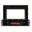 Modern Entertainment Centre with Electric Fireplace and Adjustable Shelves-27942707