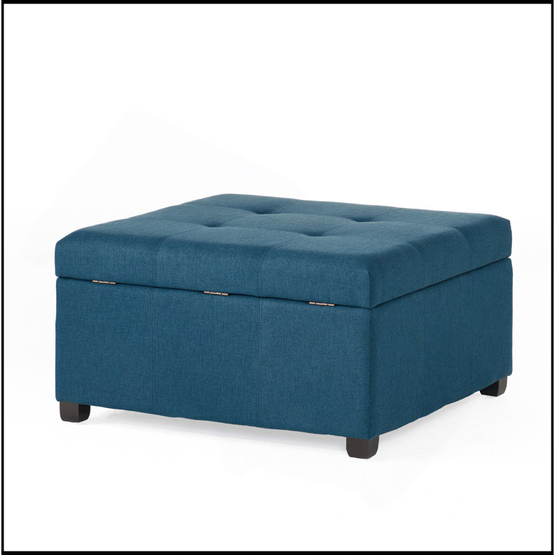 OTTOMAN DE RANGEMENT, Navy Blue