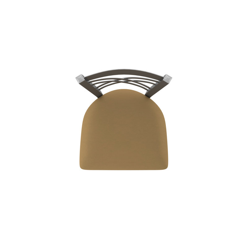 Tabouret pivotant 820 Catalina, Vinyle - selle Canter, Tabouret de comptoir (siège d'une hauteur de 25 p, Acier Inoxydable