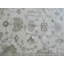Tapis de zone en laine ivoire/grise 6 pi 2 po x 9 pi à main one-of-kind noué la
