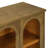 TREXM 4-Door Large Storage Buffet Cabinet With Glass Doors