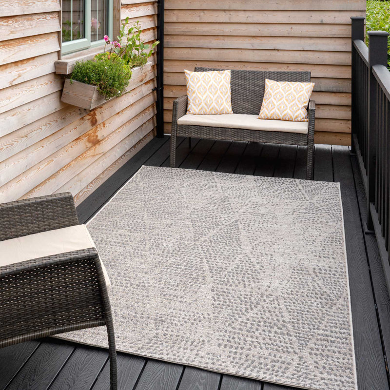 Aicha Moroccan Indoor / Outdoor Area Rug, Rectangle 120 x 170cm