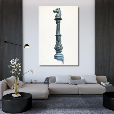 Art sur toile tendue Loon Peak® Fairchild, Elizabeth, titré: tête de cheval 1937 67301