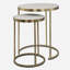 Tables gigognes blanches Ruvi