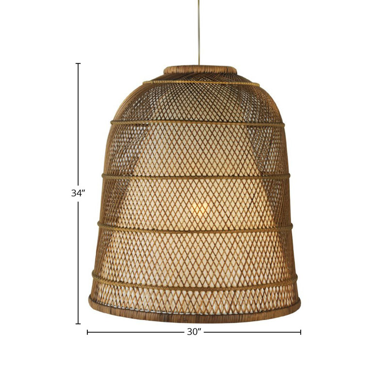 Bella Light Pendant, 34" H x 30" W x 30" D