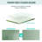 48" W X 58" H Bifold Frameless Hinged Bathtub Shower Tub Door With Tempered Glass Folding Pivot Glass Shower Door-102237490