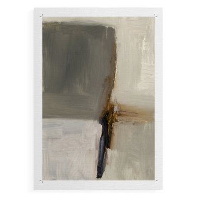 Segmented Neutrality I -Canvas Print Only - NOT FRAMED