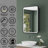 Gernold 20'' W x 28'' H LED Medicine Cabinet with Mirror, Dimmable Light, Anti-Fog, Memory Function, Extra-Large Storage Space,  Adjustable Glass Shelves, ETL Listed, Left Hinge, Black-1474053780-1459826522-1464136537