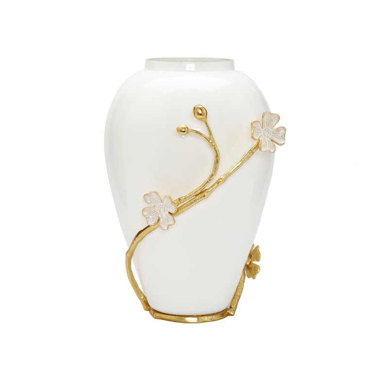 Vase de table en porcelaine 11 po Gertjan