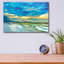 «Landscape Landscape Blue and Turquoise Sea» par Ezra Tanner, acrylique-102002043