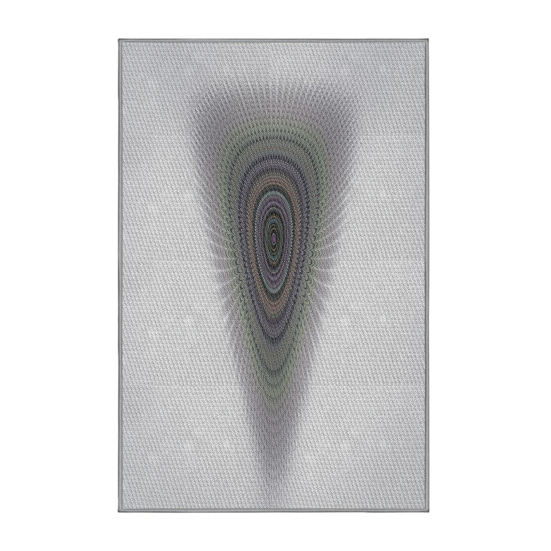 Tapis gris, Rectangle 5 pi x 7 pi