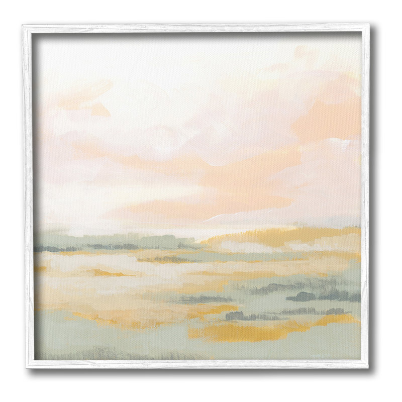 " Pastel Clouds Horizon " by June Erica Vess on Canvas, 24" H x 24" W