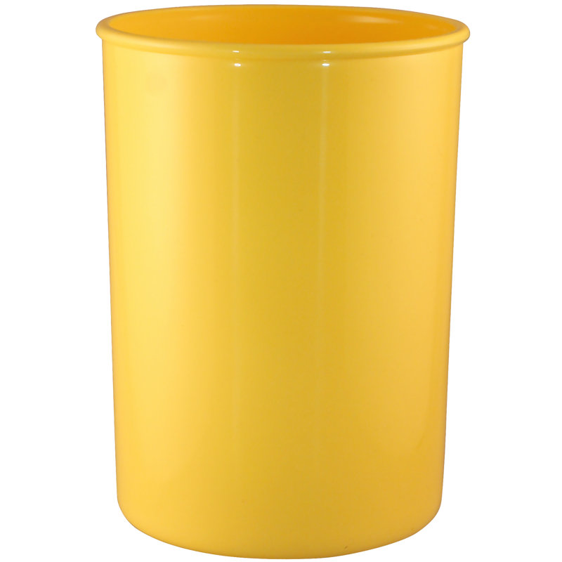 Pot à ustensiles en plastique Calypso Basics, Citron