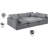 Itala Velvet U-Shaped Sectional Reversible-94482518
