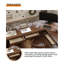 Bureau en coin en bois de pin massif brun Nordic Simple, bureau d'ordinateur et bureau-200222722
