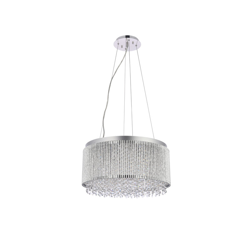 Downes 12 - Light Dimmable Drum Chandelier