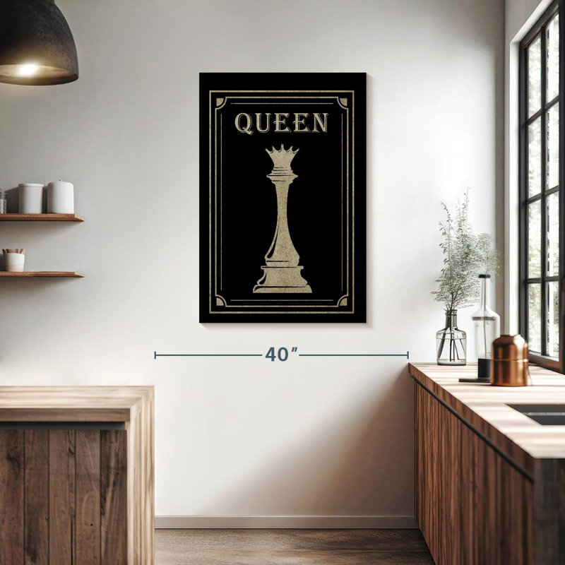 Chess Queen, 39" H x 26" W