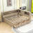 3 Drawers Wood Daybed with Shelves-727620247
