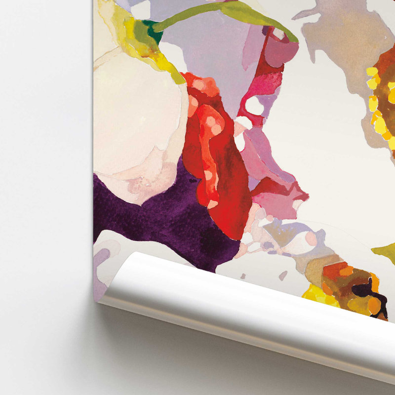 «Vivid Floral Expressions I», reproduction sur toile, H 11 po x l 14 po, Sans cadre