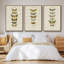 Ensemble de 3 papillons encadrés sur toile,-97710526-97710527