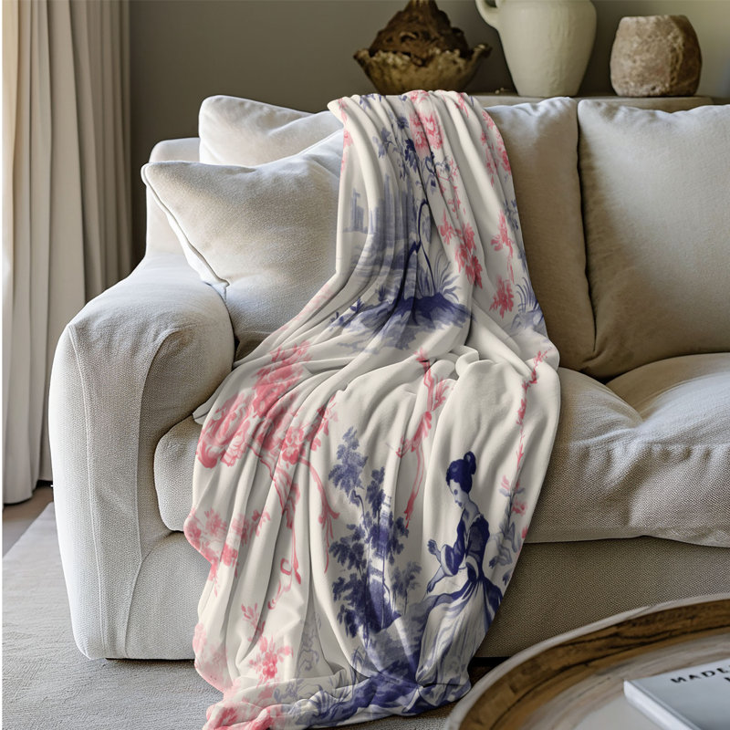 Toile colorée - couverture de qualité supérieure 1 pièce, Grand lit