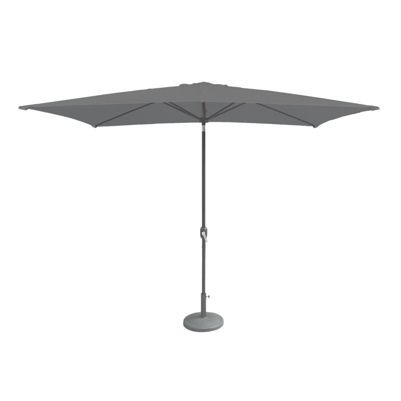 2.4mx3m Crank and Tilt Rectangular Parasol Grey Powder Coated Pole (38mm Pole, 8 Ribs) This parasol is made using Polyester Fabric which has a Weather-Proof Coating & UPF Sun Protection Level 50