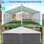 Quictent 5x10m (16x32ft) Party Tent Canopy, Heavy Duty Outdoor Event Shelter for Wedding, BBQ, Gathering with Storage Bags-122760405
