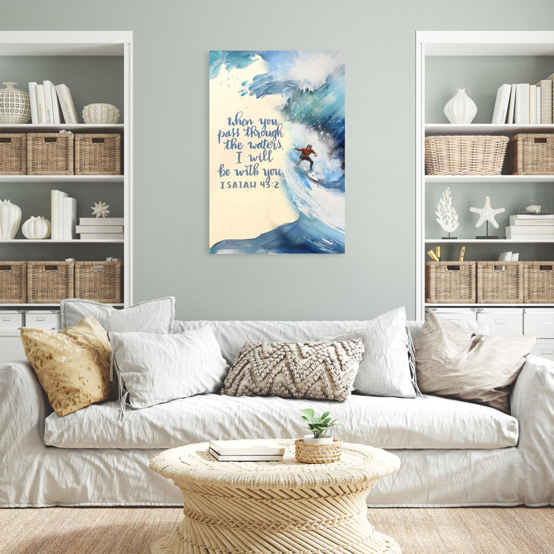 Surfing I Will Be With You, H 20 po x l 16 po x P 1,25 po