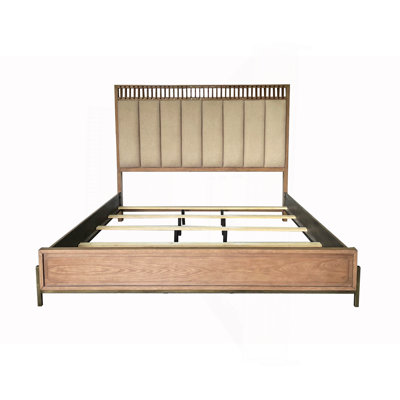 Upholstered And Strap Panel Bed