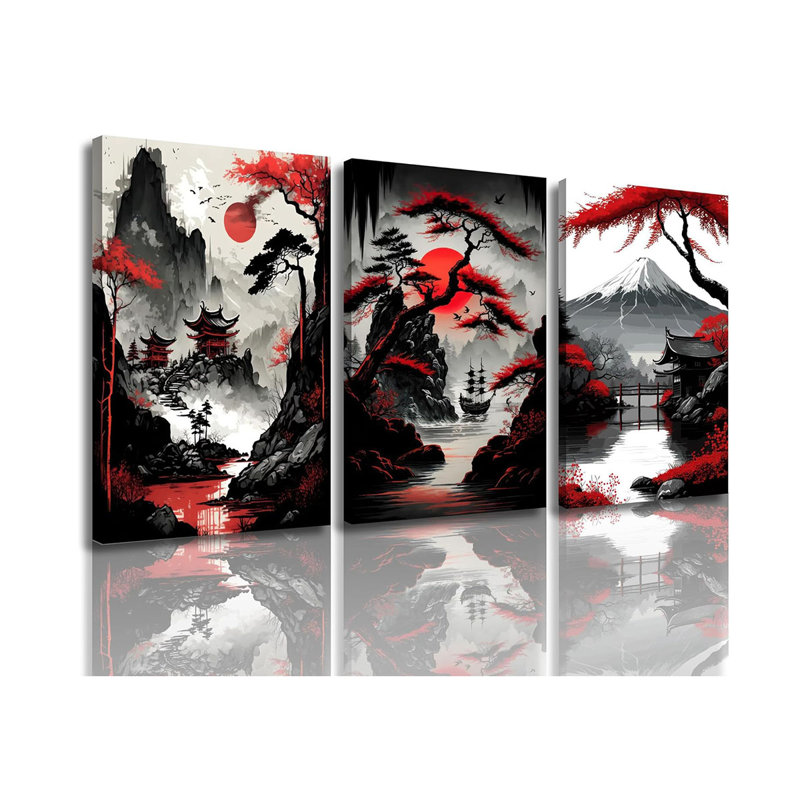 3 Piece Wrapped Canvas Print