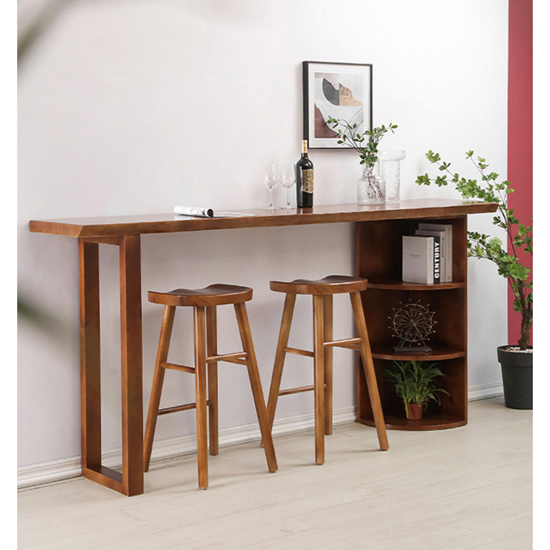 Table de bar moderne Modern Minimalist, H 41,34 po x L 86,61 po x l 15,75 po