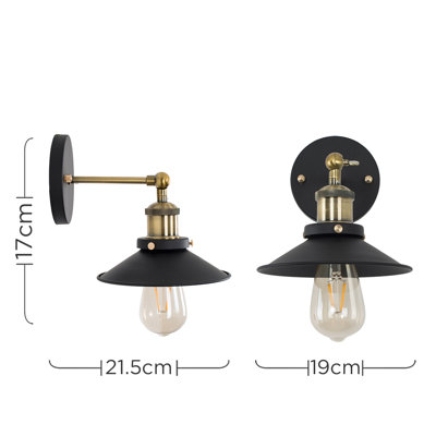 Harris Glass Armed Sconce
