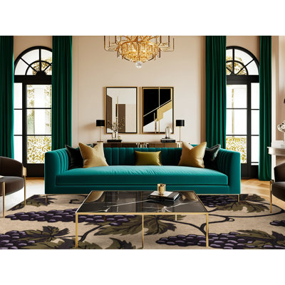  Tapis lavable avec raisins Concord