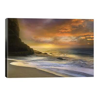 Morning Fire by Mike Calascibetta - Wrapped Canvas Painting