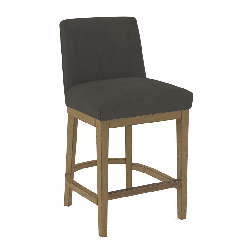Upholstered Stool, Evolution Smokey, Beachwood