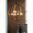 9- Light Globe Chandelier, Wood Chandelier Hanging Light Fixture With Adjustable Chain For Kitchen Dining Room Foyer Entryway, Bulb Not Included