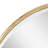 Sobb Round Decorative Vanity Mirror with Gold Gilding-99278873