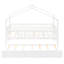 Lit simple en bois avec couchette simple, blanc (OLD SKU: WF302178AAK)